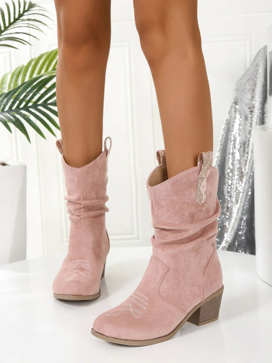 Wynona – Stylische rosa Stiefel