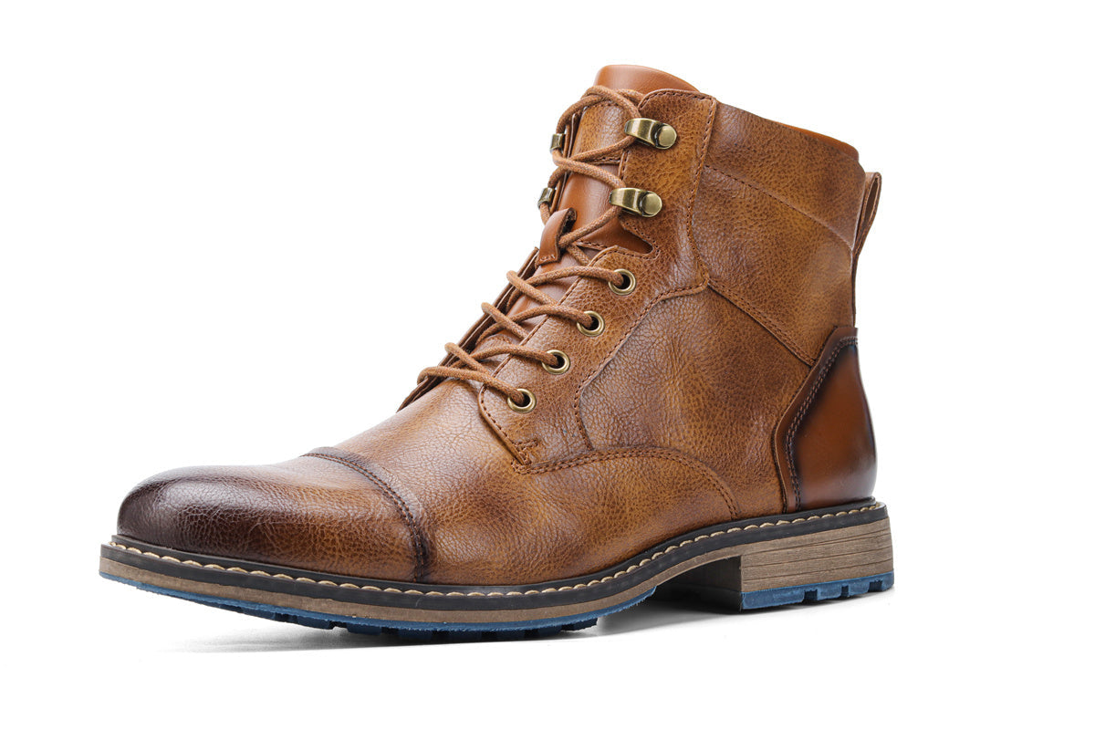 Oliver Heren veterboots Bruine leren schoenen