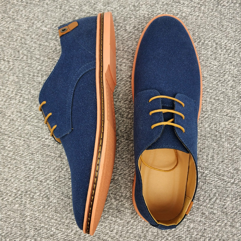 Oliver Heren veterschoenen Lente suede Oxford