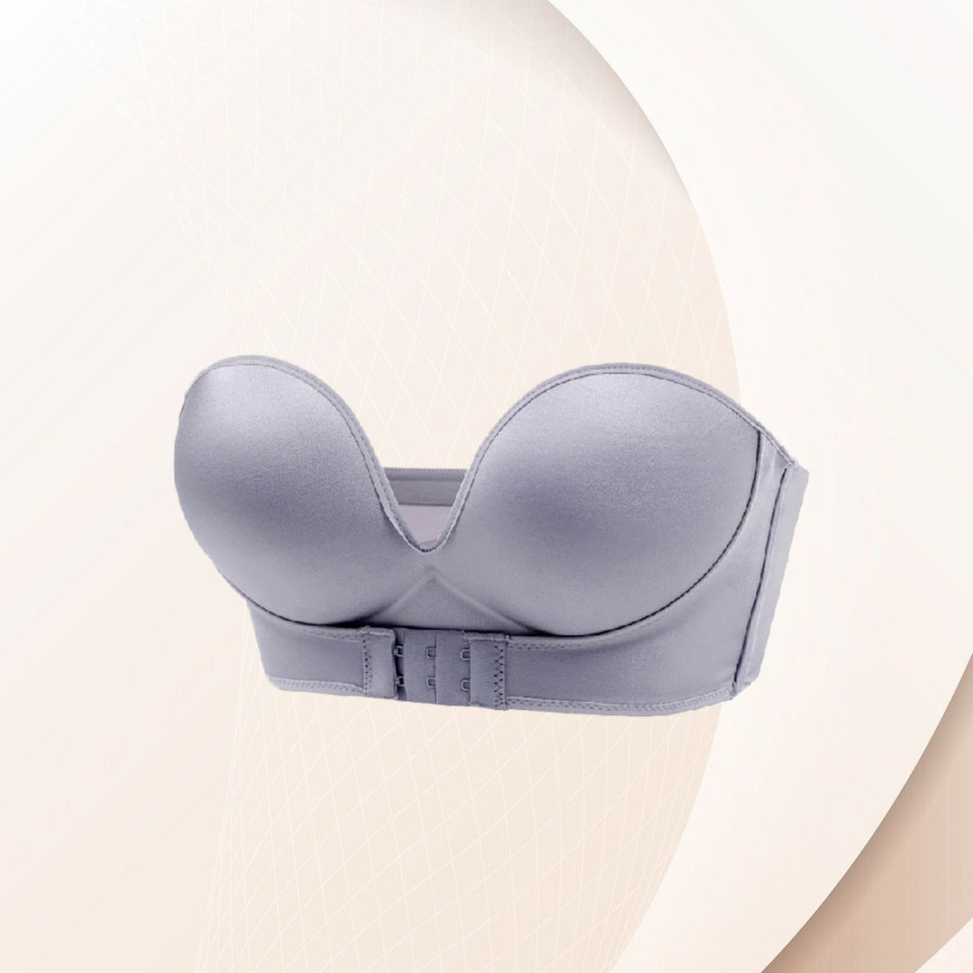 Isabella | Sexy Strapless Push-Up Bh met Voorkantsluiting