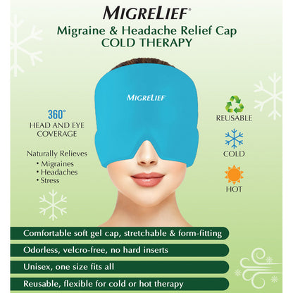 MigreLief Migraine & Headache Relief Cap