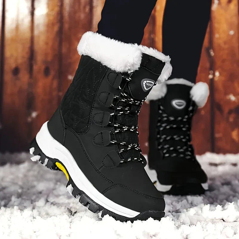 Carla | Bequeme warme Winterstiefel für Damen