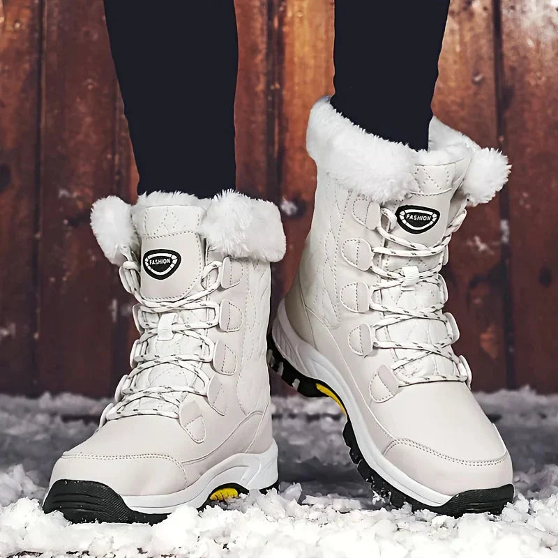 Carla | Bequeme warme Winterstiefel für Damen