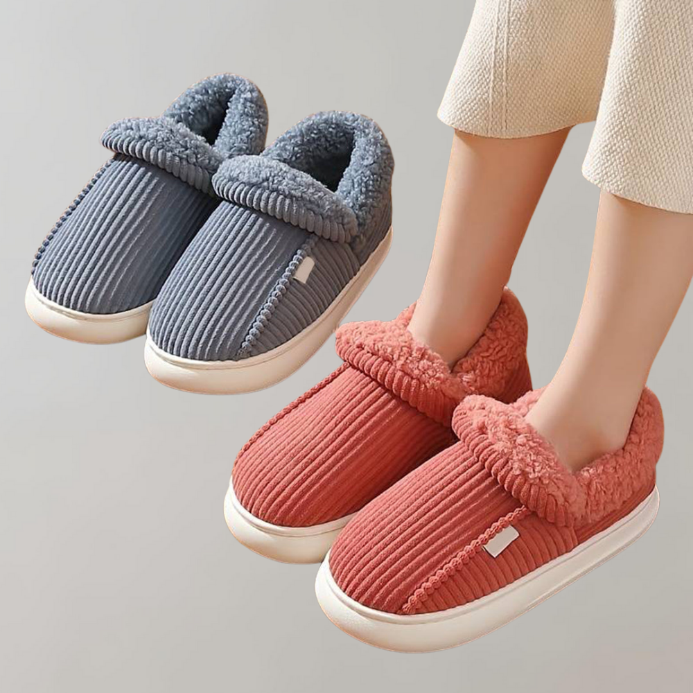 Noor | Warme Pluche Slippers voor Thuiscomfort