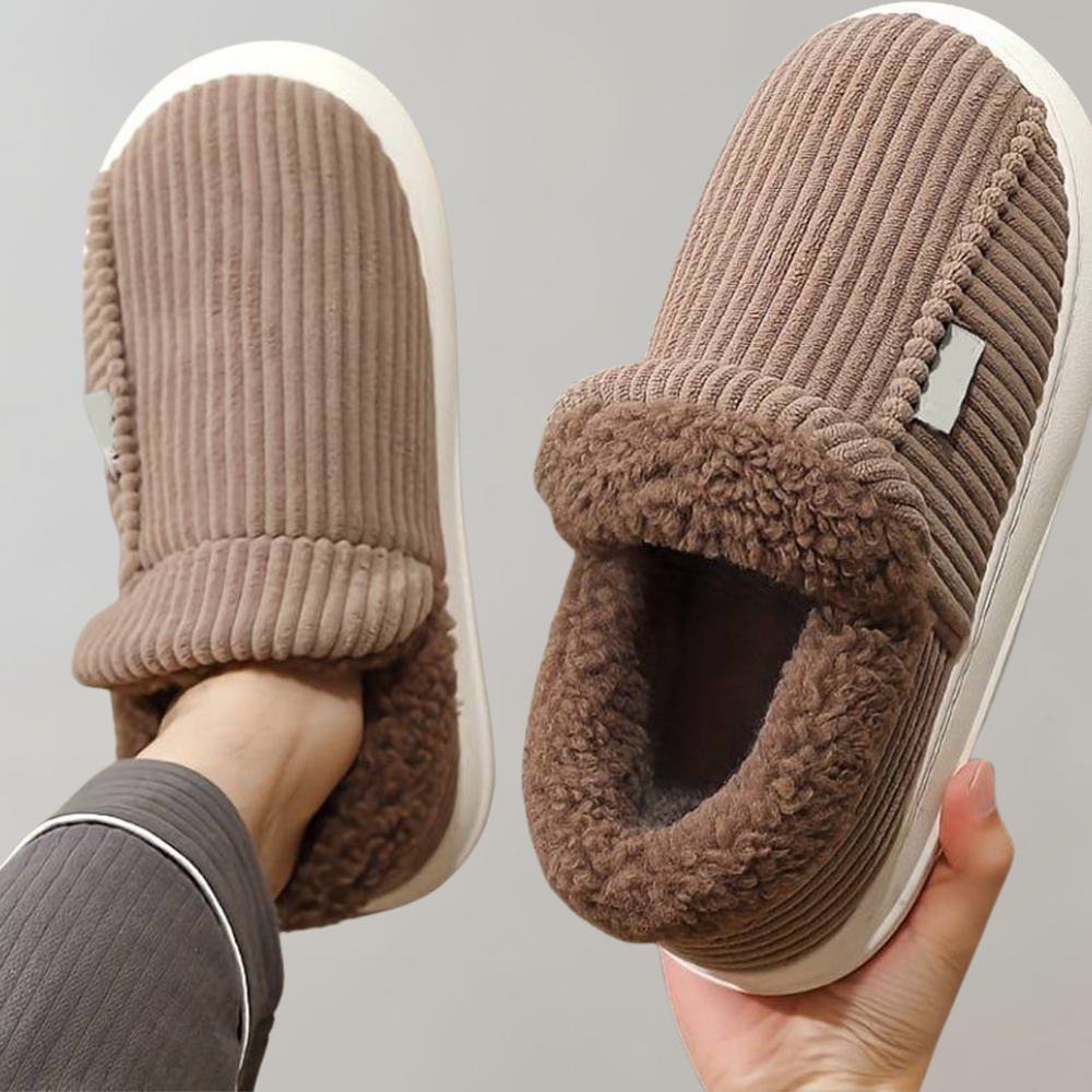 Noor | Warme Pluche Slippers voor Thuiscomfort