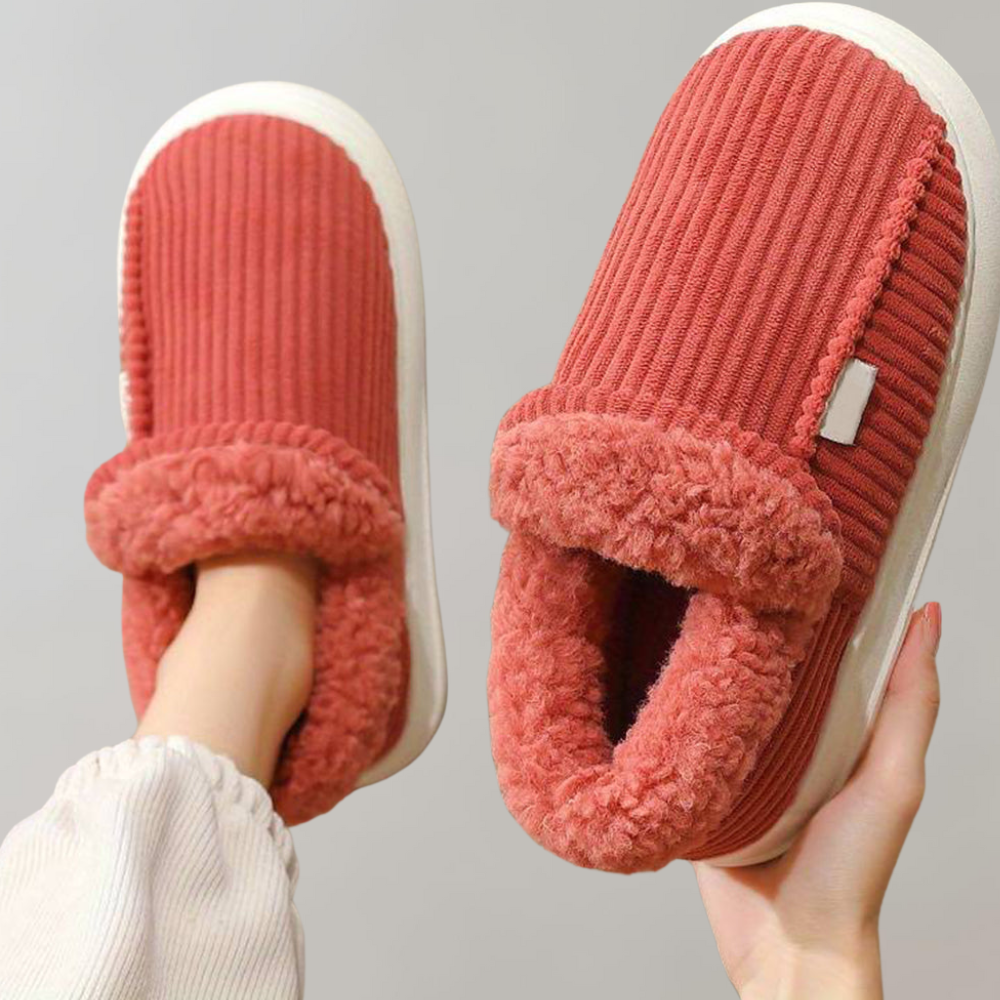 Noor | Warme Pluche Slippers voor Thuiscomfort