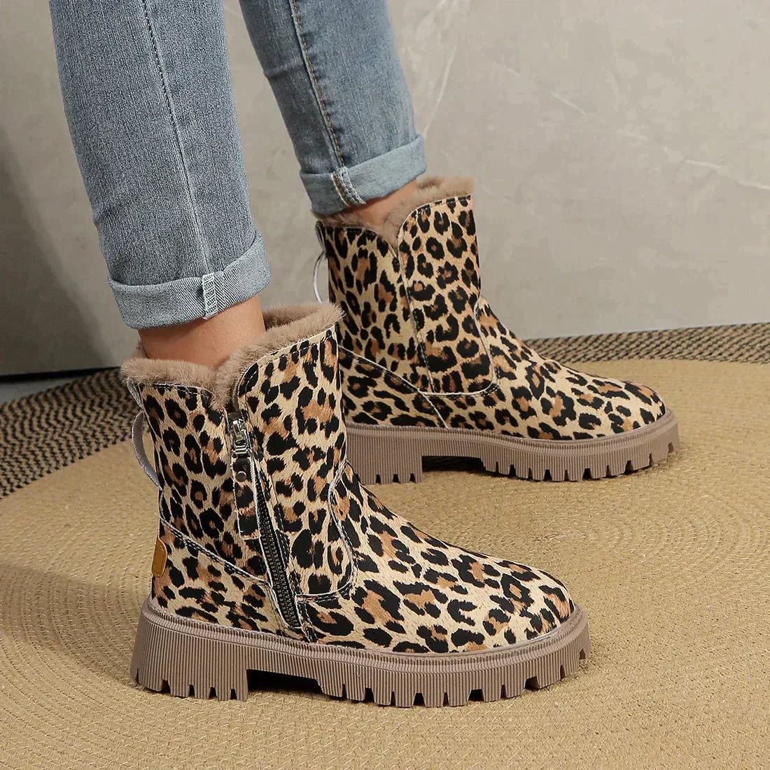 Jovie – Stiefel mit Leopardenmuster