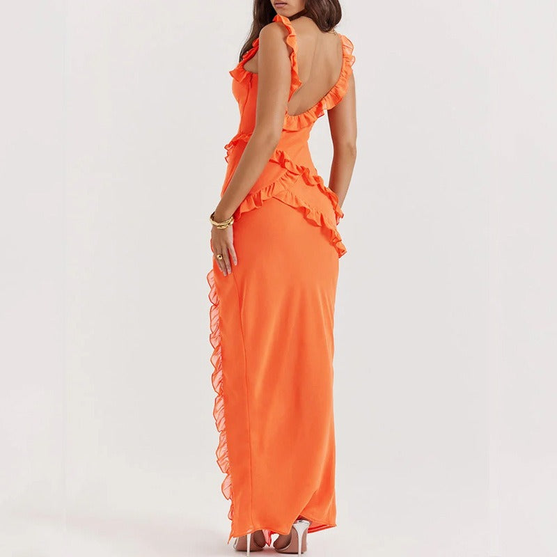 Lotte | Luchtige Ruchesjurk voor een Vrouwelijke en Elegante Look