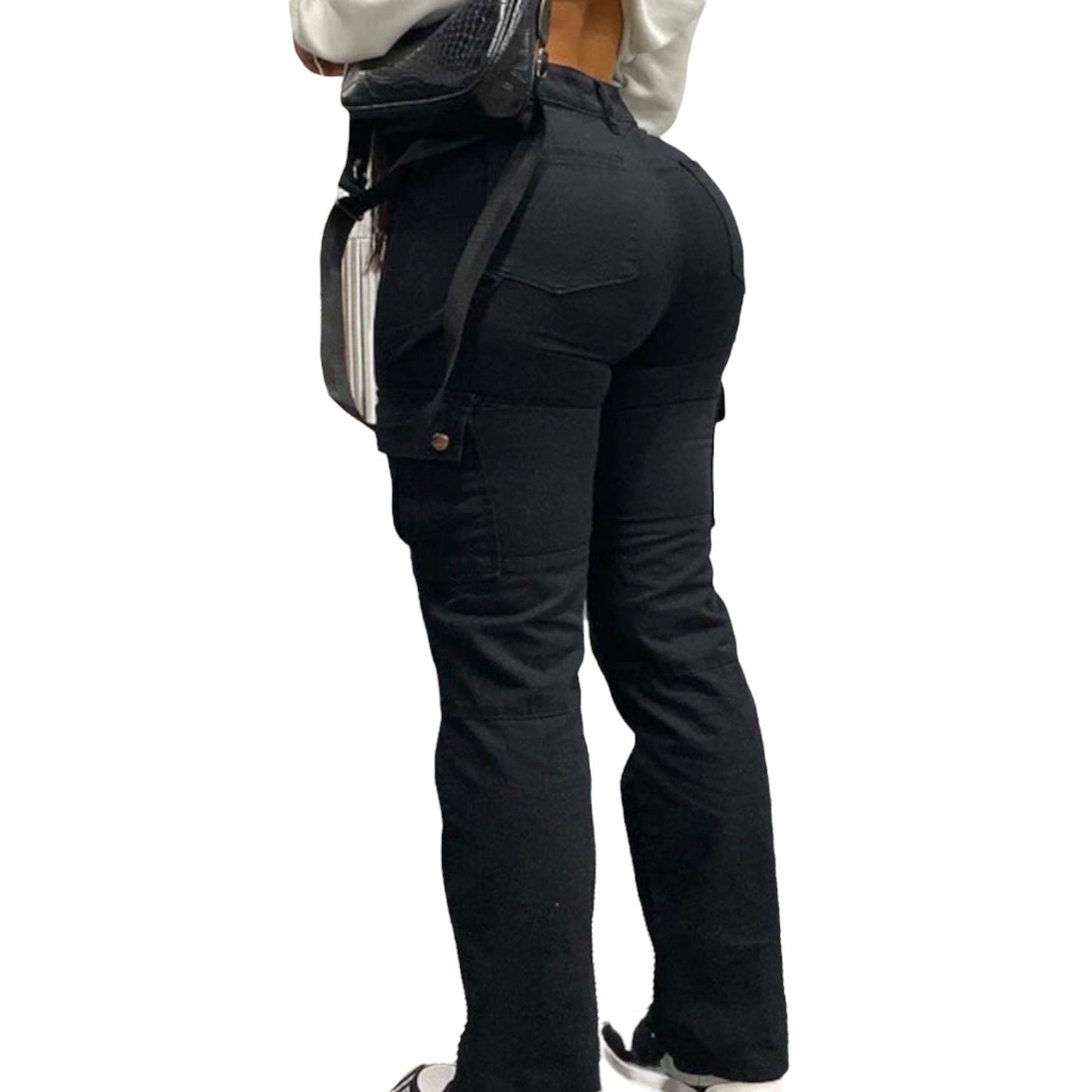 Sanne | Stijlvolle Cargo Broek met Hoge Taille voor een Comfortabele Pasvorm