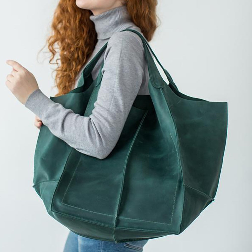 Liva Bag | Ruime Lederen Handtas