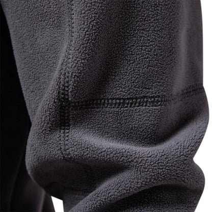 Warme fleece half-zip