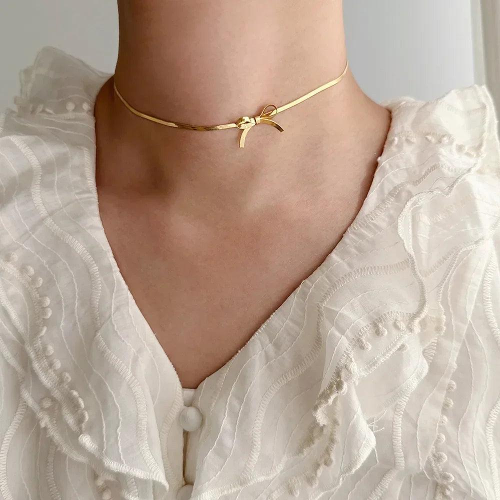 Giulia Bow | Ketting met strikhanger