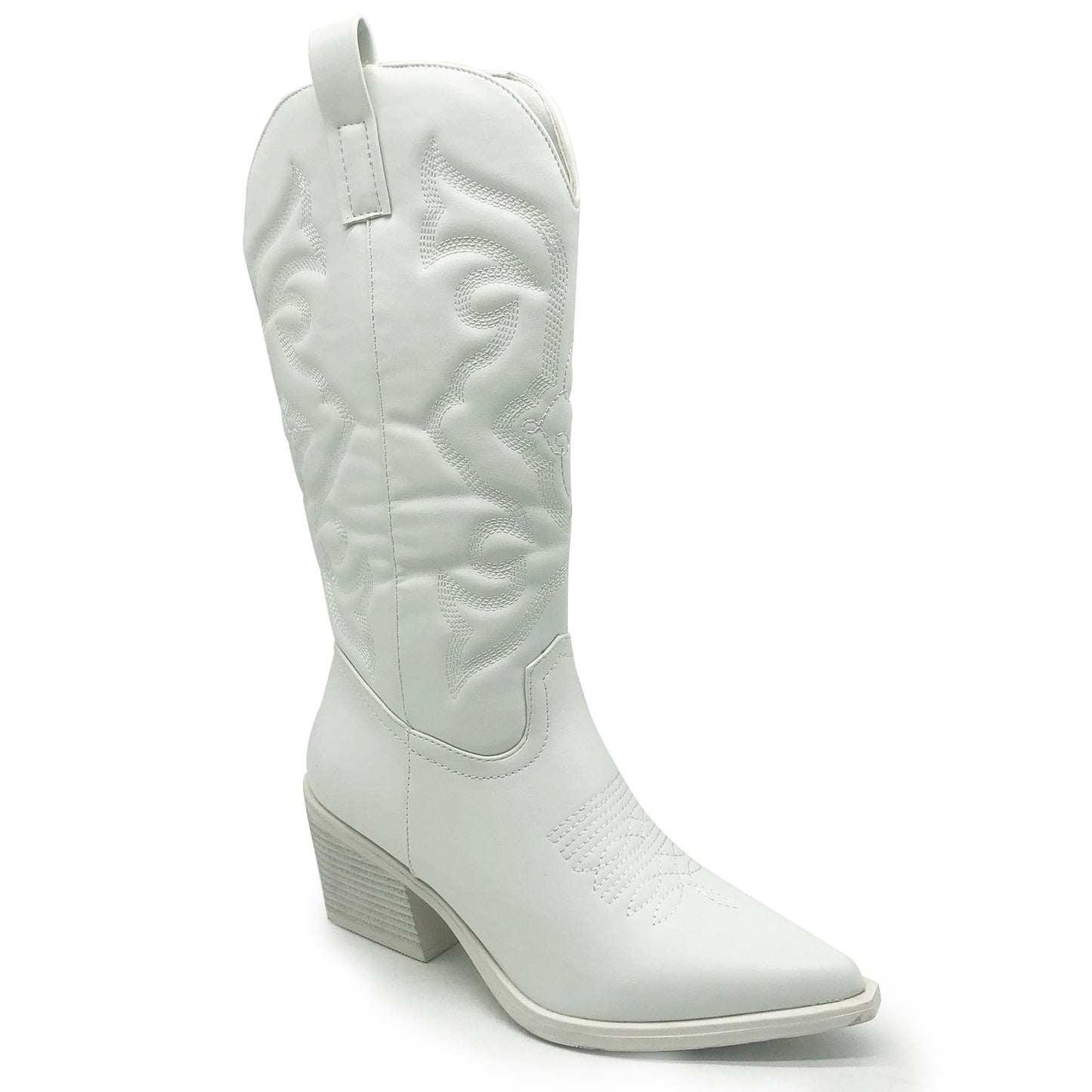 Witte Dames cowboylaarzen