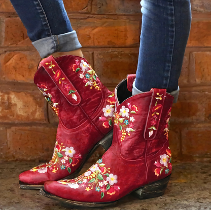 Marley – Wetterfeste Cowgirl-Vintage-Stiefel