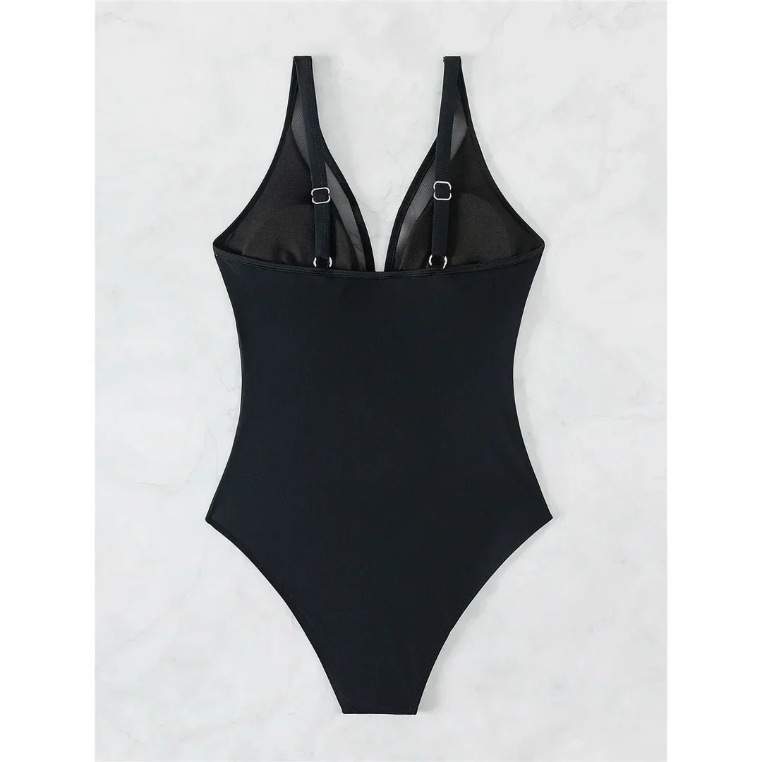 SheCurve | Mesh Tummy Control Swimsuit