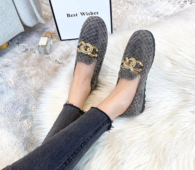 Kristalline Winter-Loafer | Warm und modisch