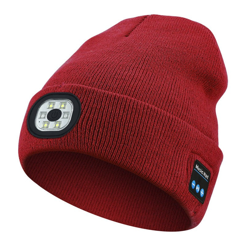 MultiBeanie | Multifunktionale LED- und Bluetooth-Warmmütze