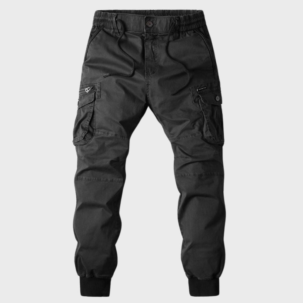 Lucas | Comfortabele Katoenen Cargo Broek met Meerdere Zakken