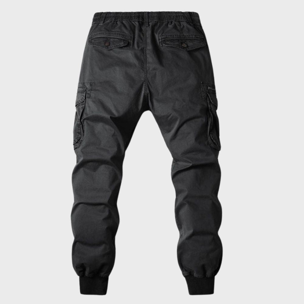 Lucas | Comfortabele Katoenen Cargo Broek met Meerdere Zakken