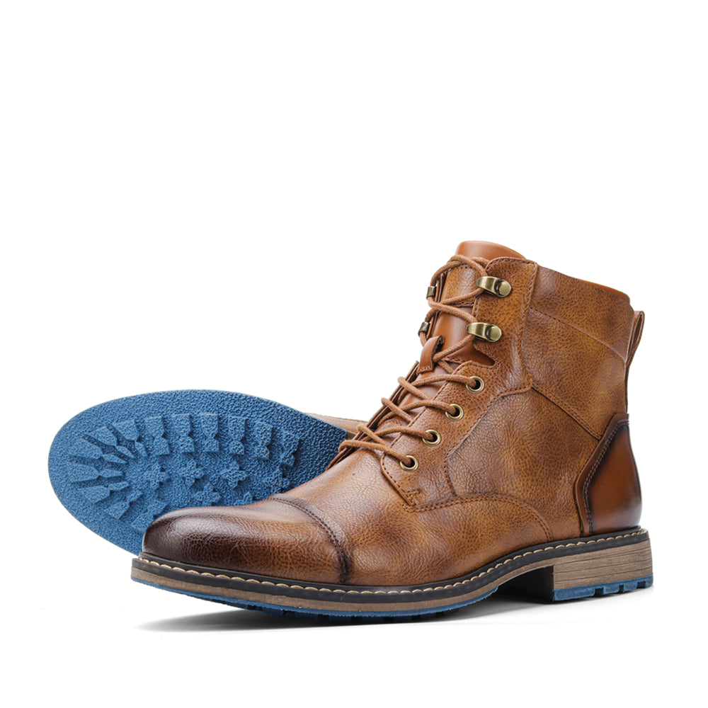 Oliver Heren veterboots Bruine leren schoenen