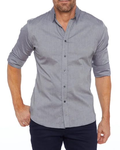 Oxford Zip shirt | Overhemd met ritssluiting