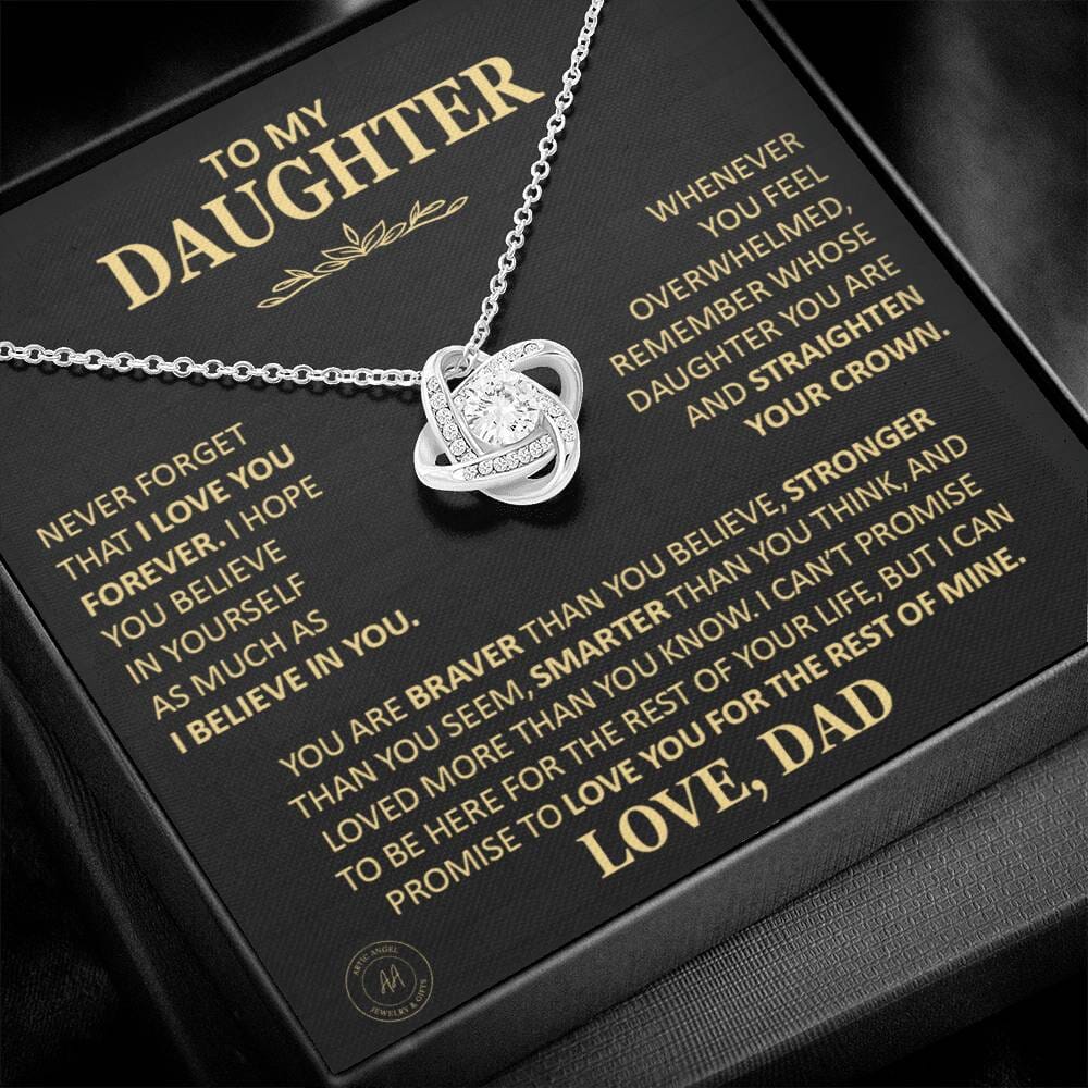 "Never Forget That I Love You" Necklace | Ein zeitloses Geschenk für Ihre Tochter