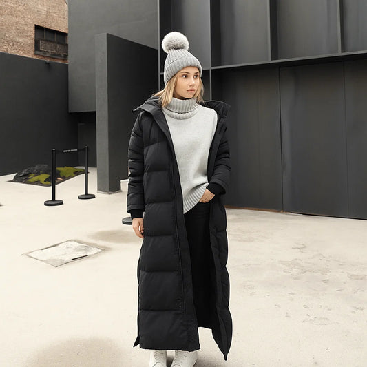 Isabella | Extra Lange Warme Donsparka voor de Winter