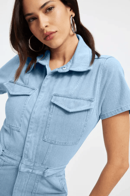 Lina | Trendy Denim Overall voor een Stoere en Modieuze Look