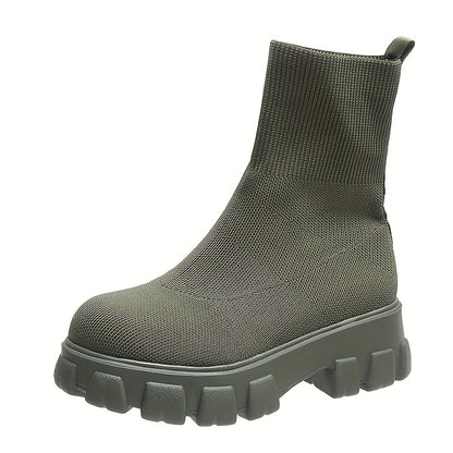 Sienna | Dames Korteboots met Dikke Zool