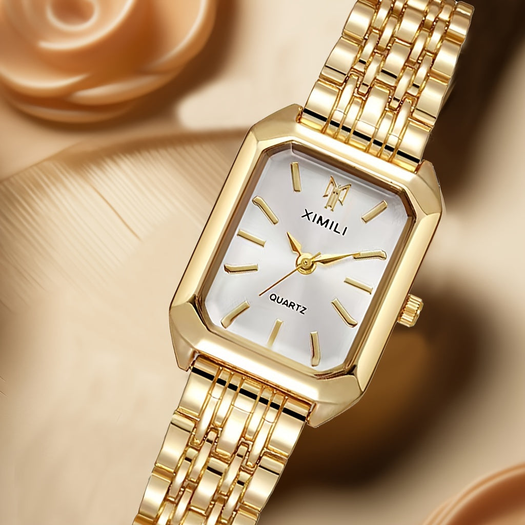 Isabella | Elegant Gouden Horloge voor Dagelijks Gebruik