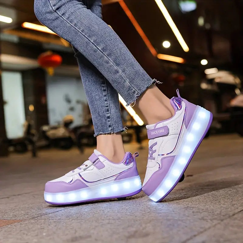 GlideGlow | Trendy Rolschoenen voor Stijlvolle Avonturen