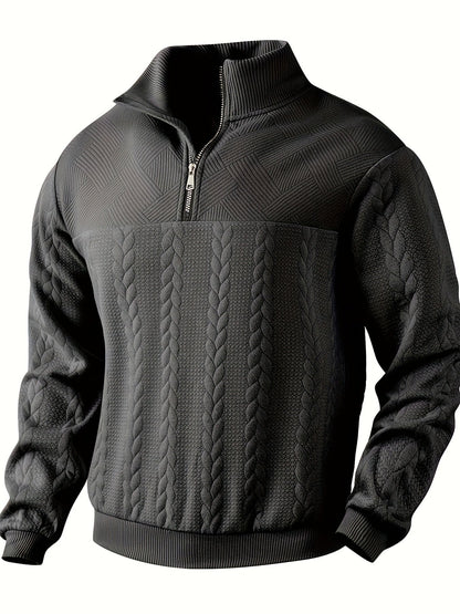 Warme Quarter-Zip Trui voor Heren