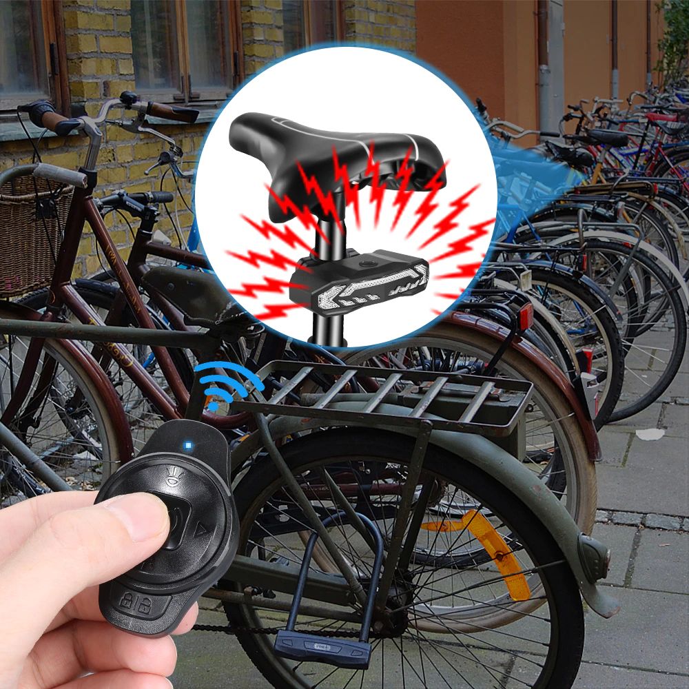 BikeSafe PRO™ | Drahtloser Fahrradalarm & Rücklicht in 1