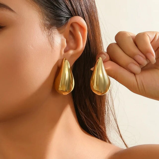 Teardrop-Anhänger® | Vintage Gold Teardrop-Ohrringe