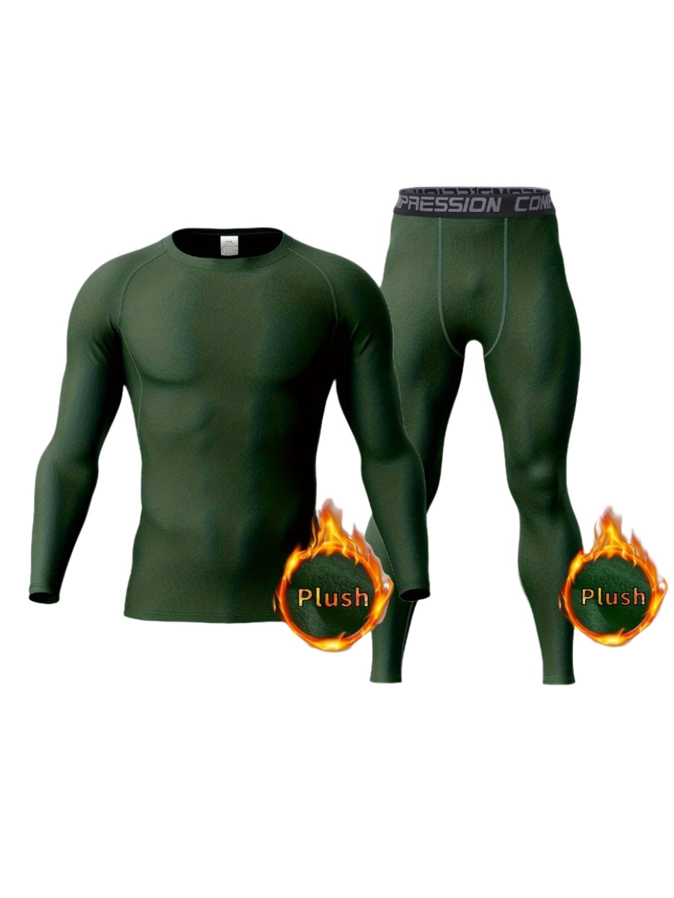 Björn | 2-teiliges Set Thermo-Kompressionsbekleidung für Herren – warm und atmungsaktiv für Fitness und Outdoor-Sport 