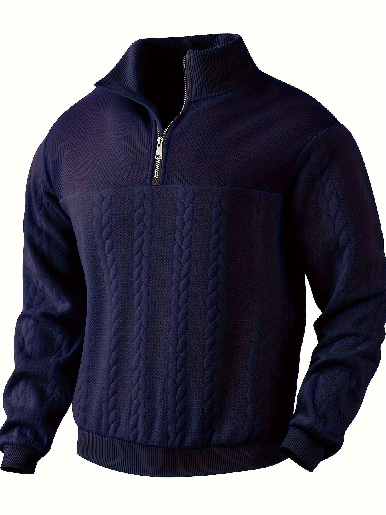 Warme Quarter-Zip Trui voor Heren