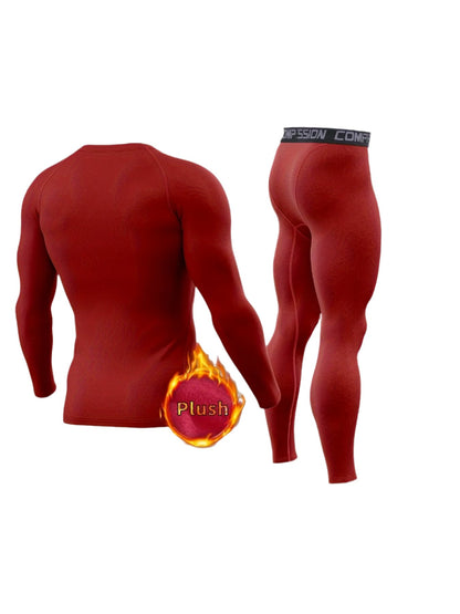 Björn | 2-teiliges Set Thermo-Kompressionsbekleidung für Herren – warm und atmungsaktiv für Fitness und Outdoor-Sport 