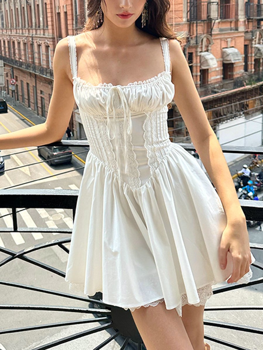 Elizabeth | Elegante Kanten Corset Jurk voor een Verfijnde Look