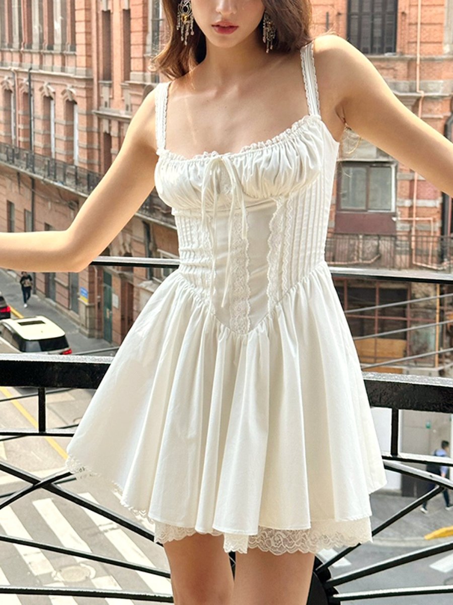 Elizabeth | Elegante Kanten Corset Jurk voor een Verfijnde Look