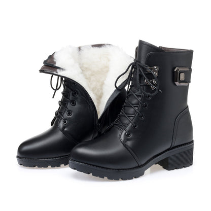 Stoere Dames Boots |  Warm en wol van binnen