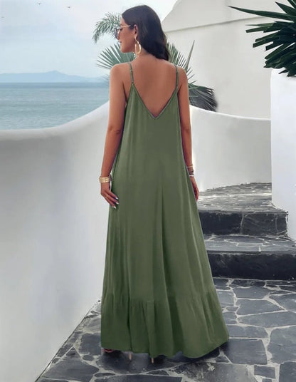Evelyn | Elegante Strappy Jurk voor Tijdloze Stijl