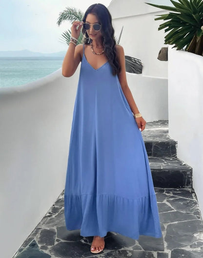 Evelyn | Elegante Strappy Jurk voor Tijdloze Stijl