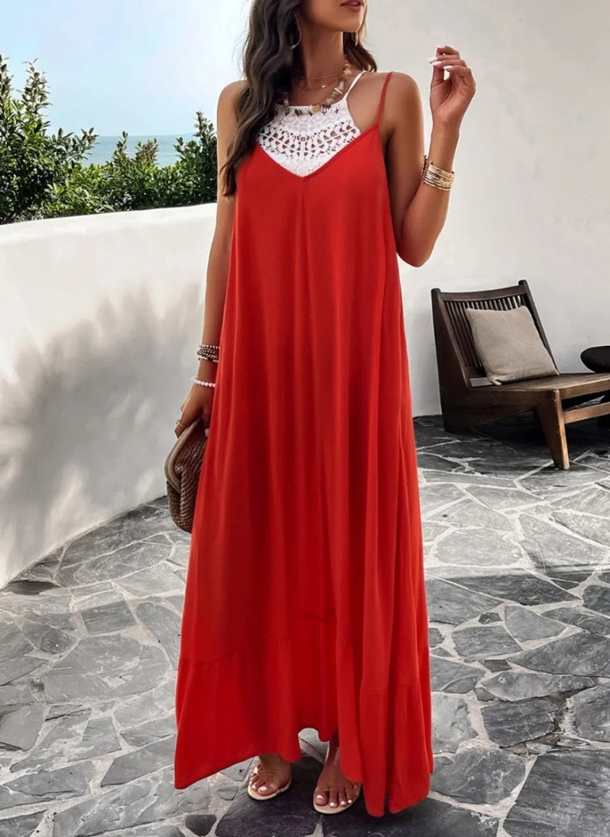 Evelyn | Elegante Strappy Jurk voor Tijdloze Stijl