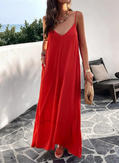 Evelyn | Elegante Strappy Jurk voor Tijdloze Stijl