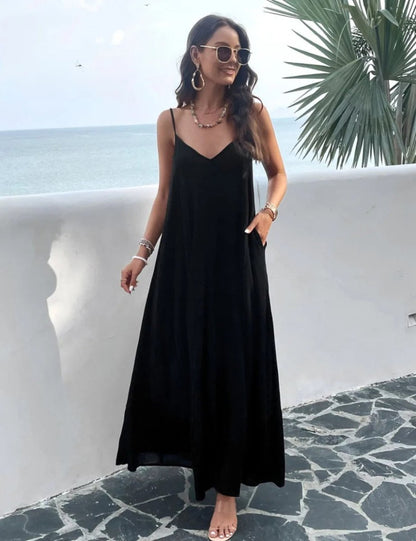 Evelyn | Elegante Strappy Jurk voor Tijdloze Stijl