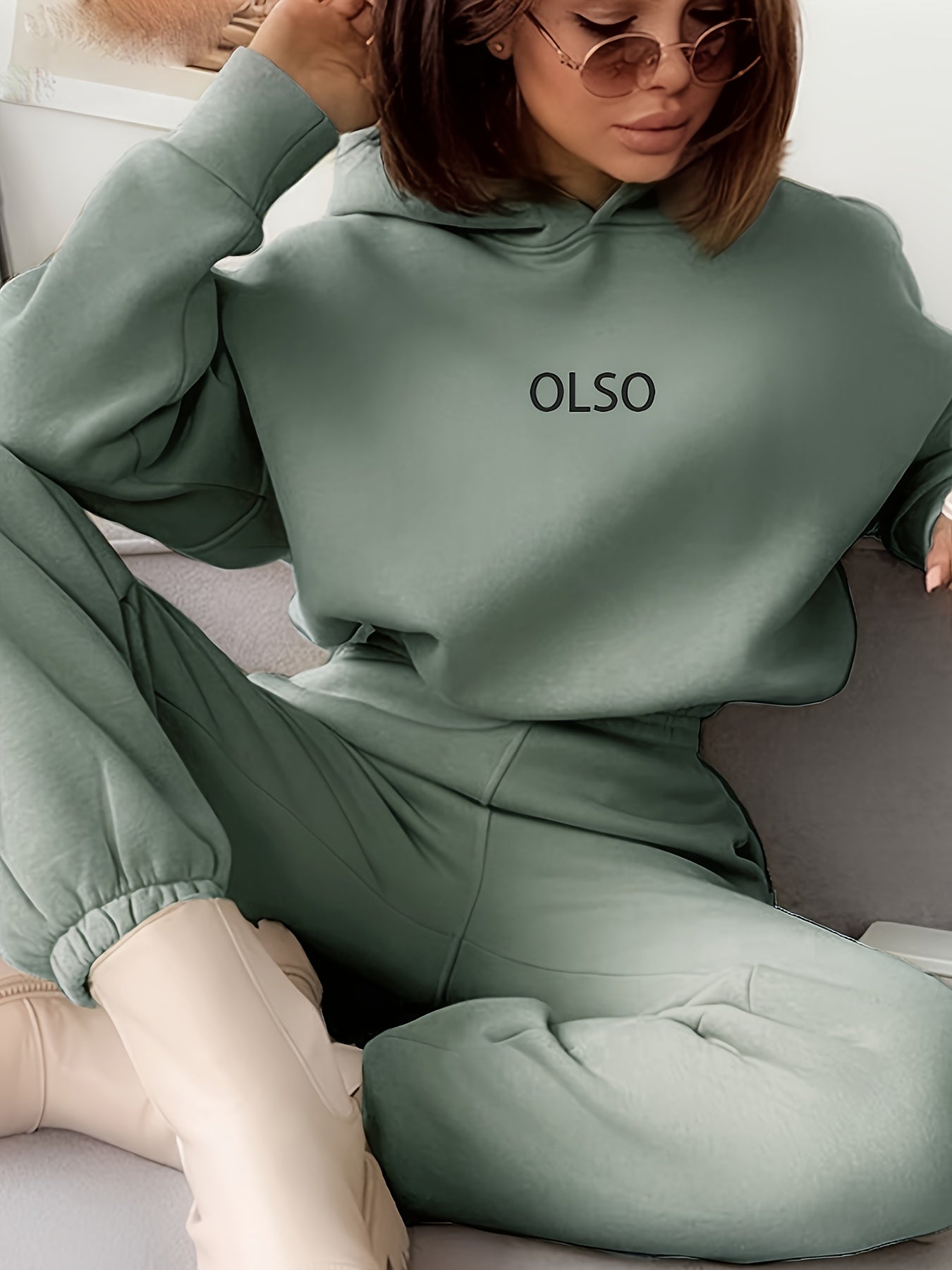 Emily | Olso Dames Set | Casual Twee-Delig Hoodie & Sweatbroek Set