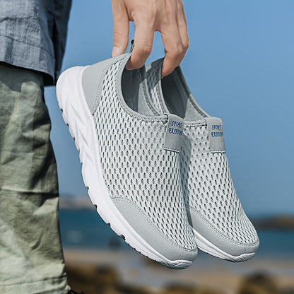 Noah | Lässige, atmungsaktive Mesh-Slip-on-Schuhe für Herren