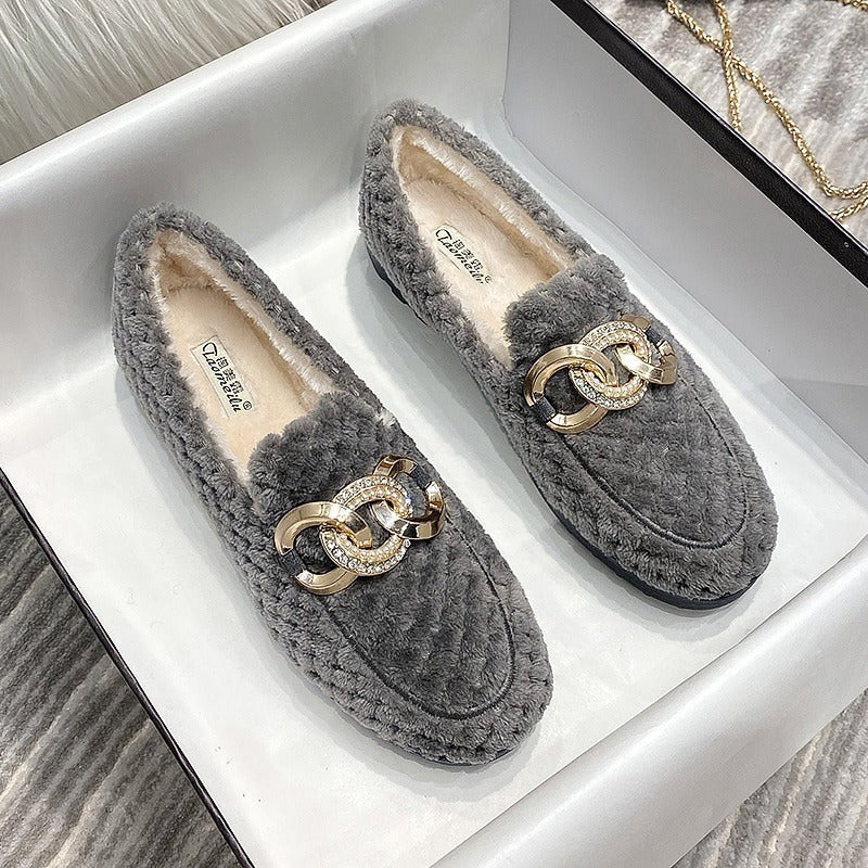 Kristalline Winter-Loafer | Warm und modisch