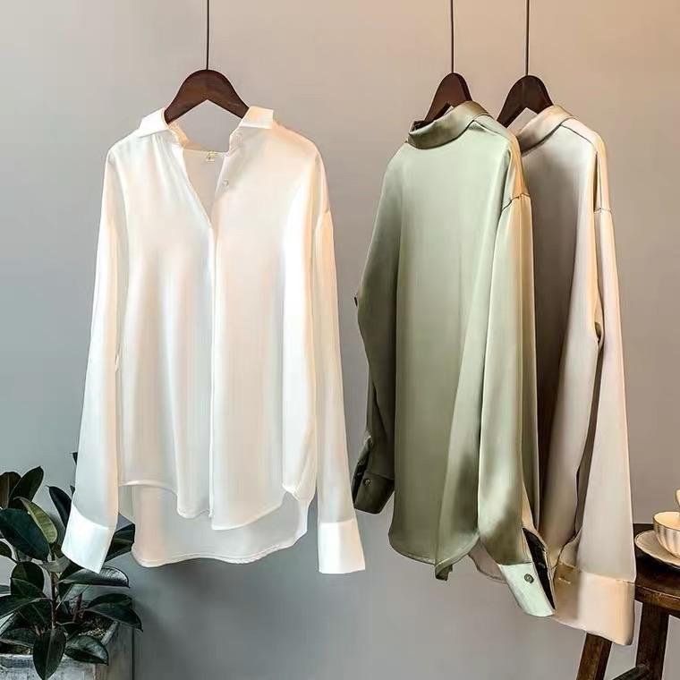 Lotus | Satijnen Blouse