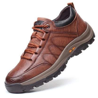 FlexStep - Comfortabele en Waterdichte Orthopedische Leren Schoenen voor Heren